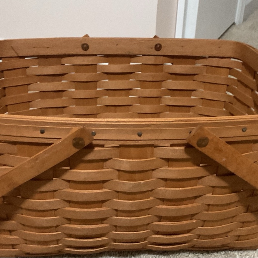 Longaberger Warm Brown Woven Basket